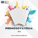 DTF přenosová fólie ve formátu A4