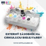 Externí zásobník pro cirkulaci bílé barvy
