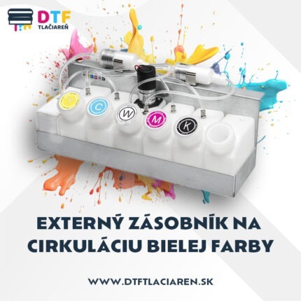 Externí zásobník pro cirkulaci bílé barvy - Obrázek 3